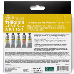 Galeria Set de peintures acryliques pastel 5x60 ml dans le groupe Matériels d'artistes / Couleurs de l'artiste / Peinture acrylique chez Pen Store (138039)