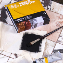 Galeria Set de peintures acryliques métalliques 5x60 ml dans le groupe Matériels d'artistes / Couleurs de l'artiste / Peinture acrylique chez Pen Store (138040)