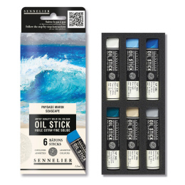 Oil Stick Mini 6 couleurs Seascape dans le groupe Matériels d'artistes / Craie et Graphite / Bâtonnets d’huile solide chez Pen Store (138060)