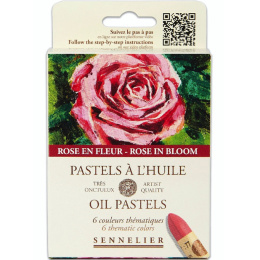 Pastel à l’huile Rose in bloom 5 ml 6 couleurs dans le groupe Matériels d'artistes / Couleurs de l'artiste / Pastels / Pastels à l'huile chez Pen Store (138065)