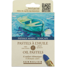 Pastel à l’huile Seascape 5 ml 6 couleurs dans le groupe Matériels d'artistes / Couleurs de l'artiste / Pastels / Pastels à l'huile chez Pen Store (138066)