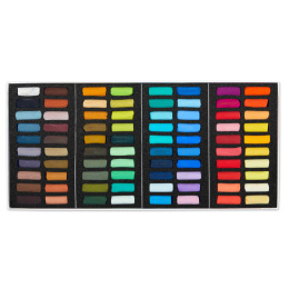 Demi-pastels tendres à l'écu 80 couleurs dans le groupe Matériels d'artistes / Craie et Graphite / Craies pastel chez Pen Store (138072)
