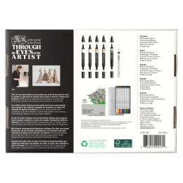 Mixed Media Set Fashion 19 pièces dans le groupe Stylos / Crayons d'artistes / Feutres d'illustrations chez Pen Store (138078)