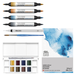 Mixed Media Set Urban Sketching 16 pièces dans le groupe Stylos / Crayons d'artistes / Feutres d'illustrations chez Pen Store (138079)