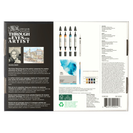 Mixed Media Set Urban Sketching 16 pièces dans le groupe Stylos / Crayons d'artistes / Feutres d'illustrations chez Pen Store (138079)