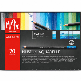 Museum Aquarelle Marine Lot de 20 dans le groupe Stylos / Crayons d'artistes / Crayons aquarellables chez Pen Store (138085)