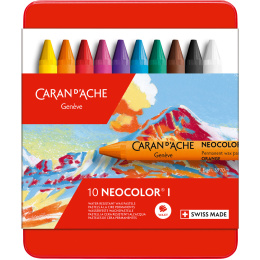 Neocolor I Crayons de couleur pastel  Set de 10 dans le groupe Matériels d'artistes / Craie et Graphite / Craies pastel chez Pen Store (138089)