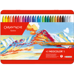 Neocolor I Crayons de couleur pastel  Set de 40 dans le groupe Matériels d'artistes / Craie et Graphite / Craies pastel chez Pen Store (138090)