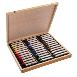 Oil Stick Coffret en bois 36 couleurs dans le groupe Matériels d'artistes / Craie et Graphite / Bâtonnets d’huile solide chez Pen Store (138095)