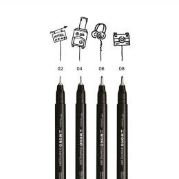 Feutres fins MONO Drawing Fine Set de 4 dans le groupe Stylos / Écrire / Feutres Fineliners chez Pen Store (138132)