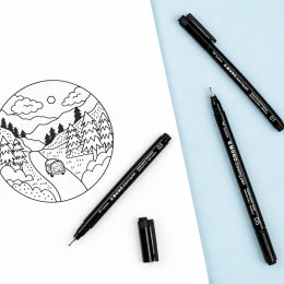 Feutres fins MONO Drawing Fine Set de 4 dans le groupe Stylos / Écrire / Feutres Fineliners chez Pen Store (138132)