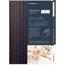 Orinote Watercolor Book Navy dans le groupe Papiers & Blocs / Bloc Artiste / Papier pour aquarelle chez Pen Store (138157)