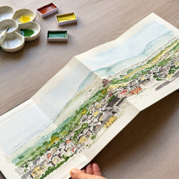 Orinote Watercolor Book Navy dans le groupe Papiers & Blocs / Bloc Artiste / Papier pour aquarelle chez Pen Store (138157)