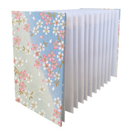 Notebook Goshuincho Blue Flower dans le groupe Papiers & Blocs / Bloc Artiste / Cahiers d'esquisses chez Pen Store (138160)