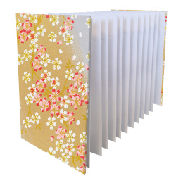 Notebook Goshuincho Gold Flower dans le groupe Papiers & Blocs / Bloc Artiste / Cahiers d'esquisses chez Pen Store (138161)