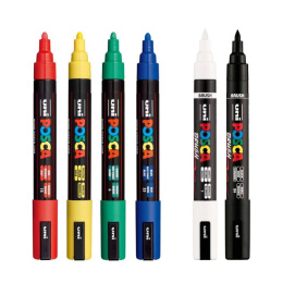 PC-5M/BR set de 4  dans le groupe Stylos / Crayons d'artistes / Feutres d'illustrations chez Pen Store (138267)