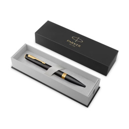 Meridian Matte Black/Chrome Stylo à bille dans le groupe Stylos / Stylo haute de gamme / Stylo à bille chez Pen Store (138298)