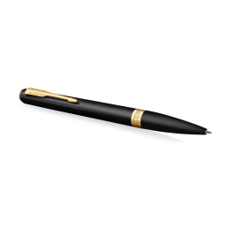 Meridian Matte Black/Gold Stylo à bille dans le groupe Stylos / Stylo haute de gamme / Stylo à bille chez Pen Store (138302)