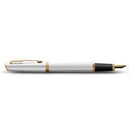Meridian Chrome/Gold  Stylo-plume dans le groupe Stylos / Stylo haute de gamme / Stylo à plume chez Pen Store (138303_r)