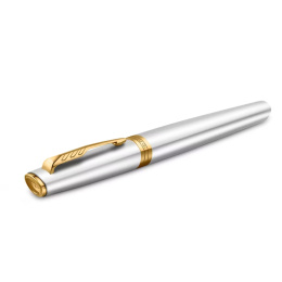 Meridian Chrome/Gold  Stylo-plume dans le groupe Stylos / Stylo haute de gamme / Stylo à plume chez Pen Store (138303_r)