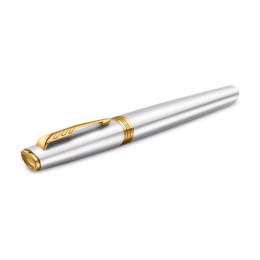 Meridian Chrome/Gold Rollerball dans le groupe Stylos / Stylo haute de gamme / Roller chez Pen Store (138305)