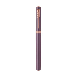 Meridian Purple/Pink Gold Rollerball dans le groupe Stylos / Stylo haute de gamme / Roller chez Pen Store (138321)