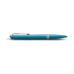 Meridian Teal/Rainbow Stylo à bille dans le groupe Stylos / Stylo haute de gamme / Stylo à bille chez Pen Store (138330)