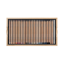Luminance 6901 Coffret en bois 100 couleurs dans le groupe Stylos / Crayons d'artistes / Crayons de couleurs chez Pen Store (138427)