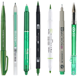 Sample kit Vert dans le groupe Selected / Sample kits chez Pen Store (sample09_set)